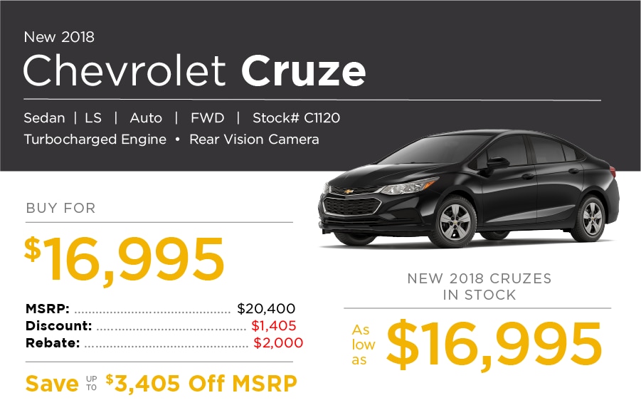 New Chevrolet Cruze Special Offer