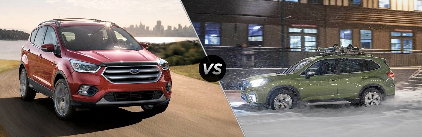 Ford Escape Versus Subaru Forester