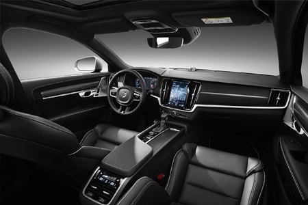 V90 interior