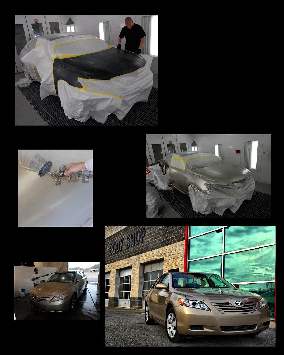 More before and after pictures of cars fixed by our auto body shop