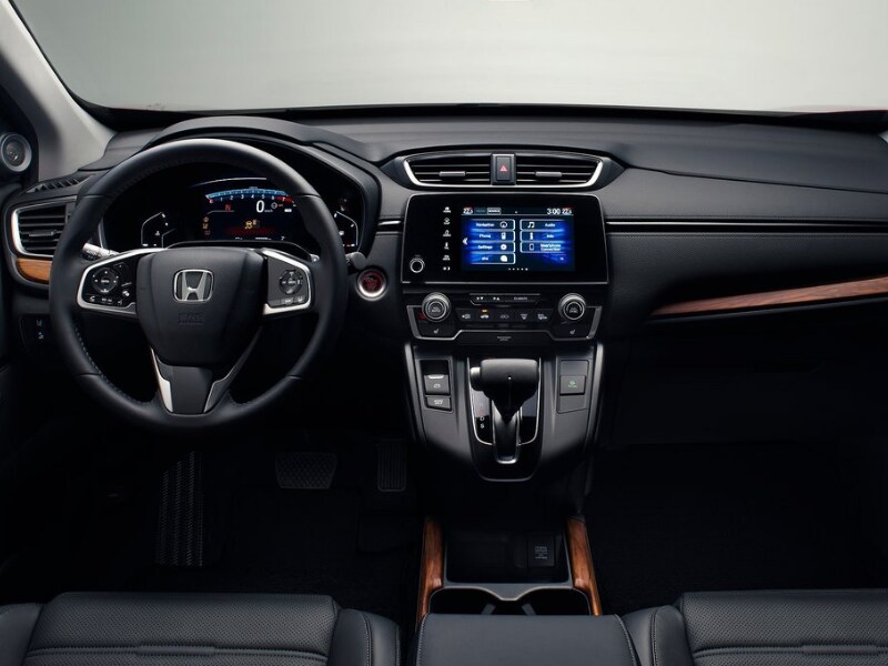 Interior of the front dashboard in a 2019 Honda CR-V