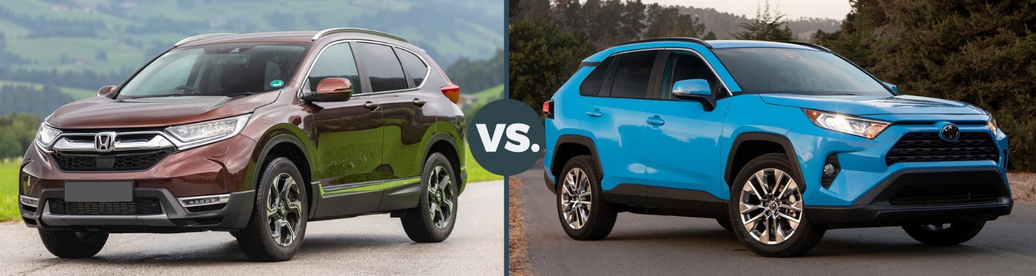 2019 Honda CR-V vs 2019 Toyota RAV4 Phil Long Honda Glenwood Springs.png Back to back comparison of a 2019 Honda CR-V and the 2019 Toyota RAV4