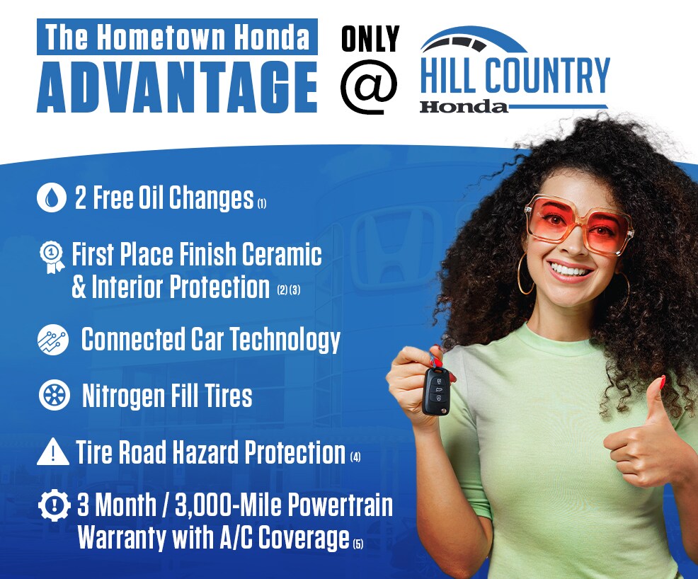 Used Car Service Advantage Plan Only at Hill Country Honda - San Antonio, TX