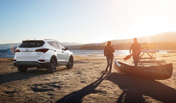 2017 Hyundai Santa Fe Sport in Pearl White Rearview.jpg