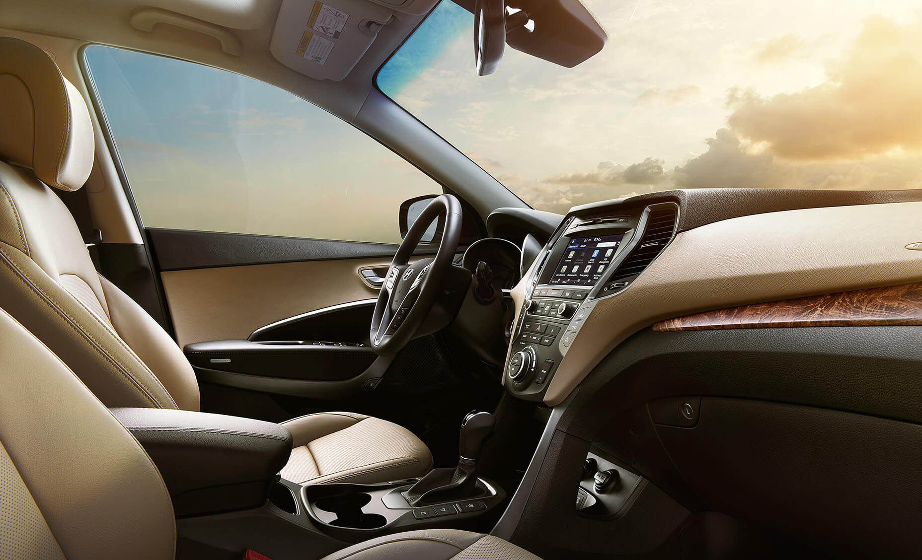 2017 Hyundai Santa Fe Interior