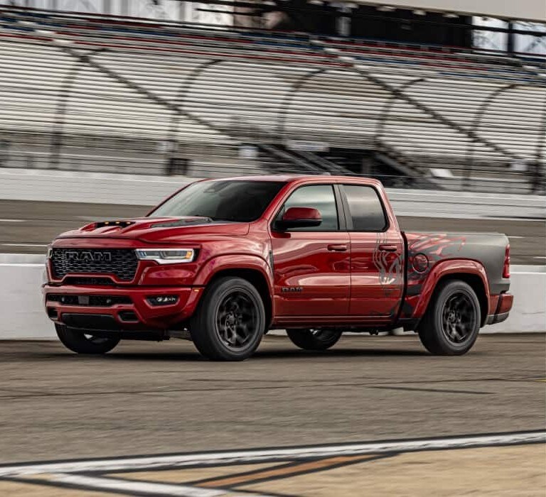 Ram 1500 Rumble Bee side view