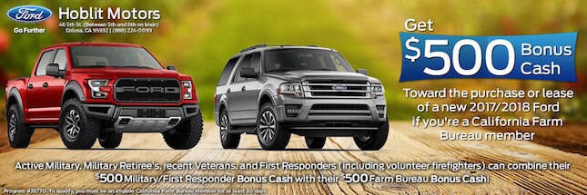 California Farm Bureau and Ford partnership