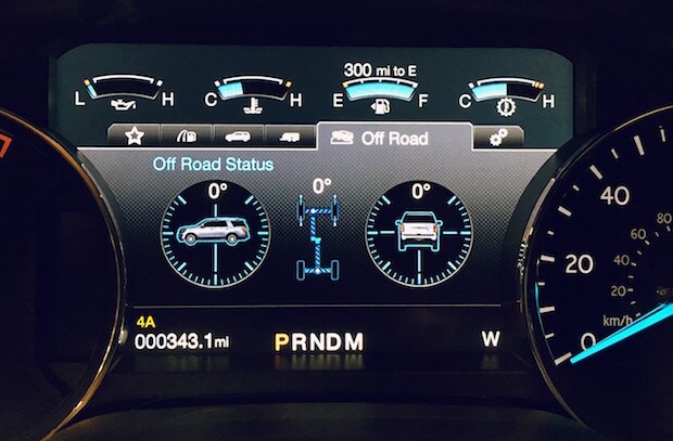 2018 Ford Expedition FX4 dashboard