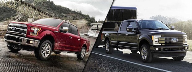 Ford F-150 vs F-250