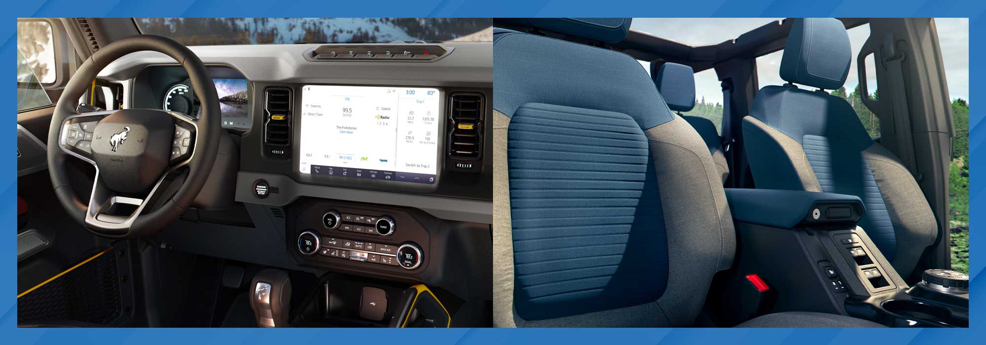 2021 Ford Bronco interior
