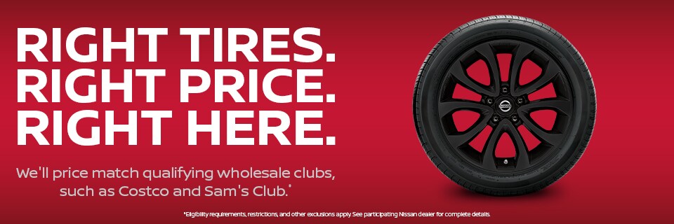 Nissan Tire Price Match.