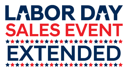 Labor Day Sales Event Extended
