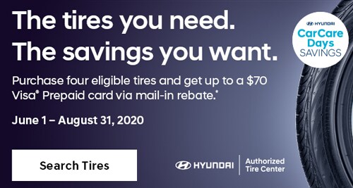 Tire Rebate HOLLER HYUNDAI SERVICE SPECIAL