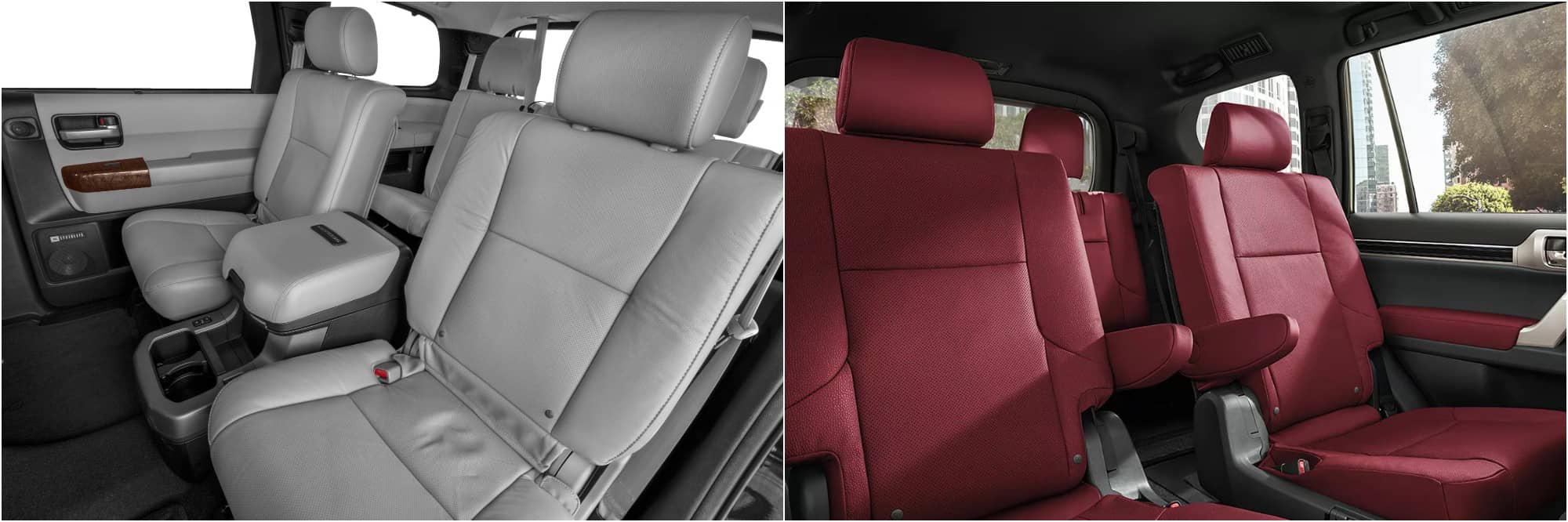 2022 Toyota Sequoia Vs. Lexus GX Interior Seating 2022 Toyota Sequoia Vs. Lexus GX Interior Seating