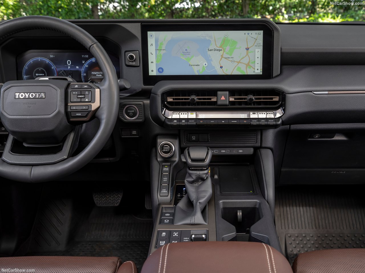 Large 12.3-inch touchscreen displaying Multi-Terrain Monitor