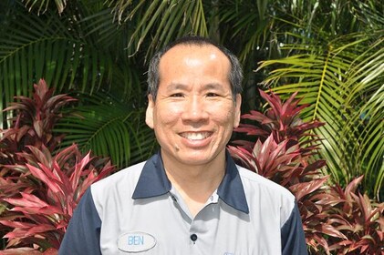 Staff member Ben Lum from 7611ad307621