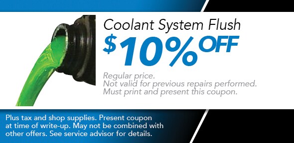 Coolant Flush Coupon, Fort Worth Automotive Service Coolant Flush Coupon, Fort Worth Automotive Service