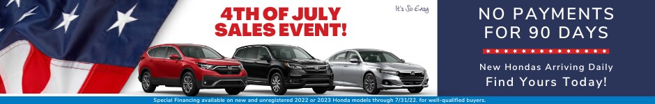 July Honda Specials