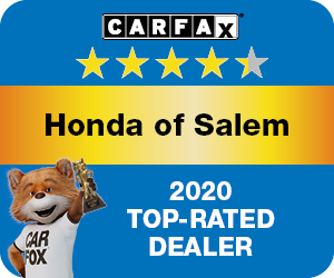 CarFax 2020 Top-Rated Dealer Award - Honda of Salem CarFax 2020 Top-Rated Dealer Award - Honda of Salem