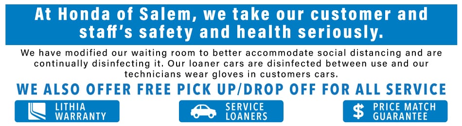 Free pick up/drop off for all service