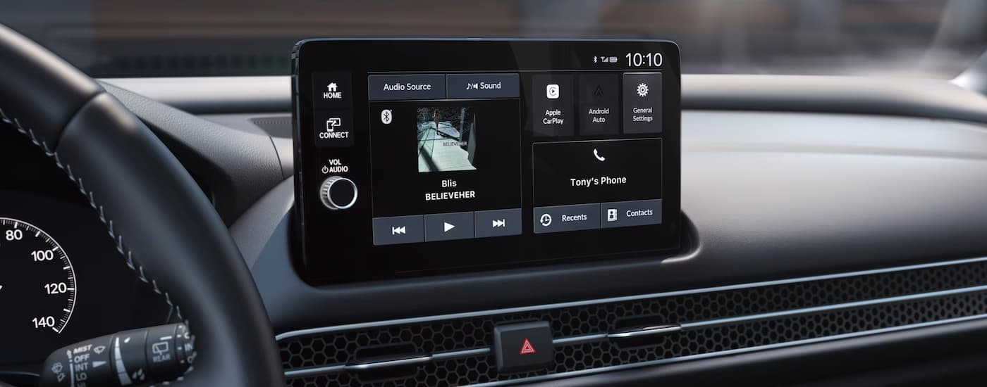 Honda%20HR-V%20for%20Sale%20in%20Southgate%20-%202026%20Honda%20HR-V%20Infotainment.jpg Infotainment screen in a 2026 Honda HR-V for sale in Southgate