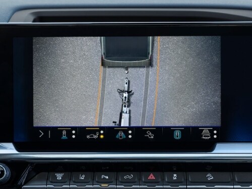 2025 Chevrolet Silverado HD view of backup trailer camera