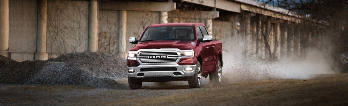 New Ram 1500 in the gravel.jpg New RAM 1500 in the dirt