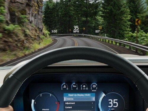 2026 Ford F-250 heads up display