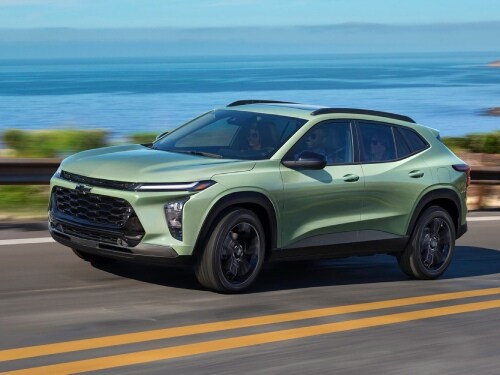 2026 Chevrolet Trax ACTIV driving down a highway