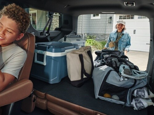 2026 Chevrolet Suburban cargo full of bags