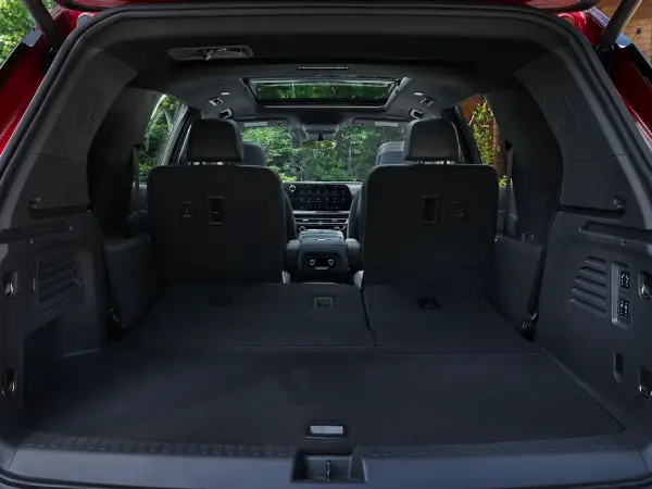 chevy traverse interior trunk