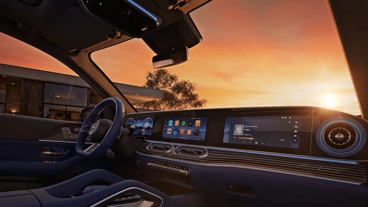 Interior of Mercedes-Benz GLE SUV