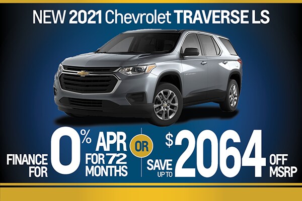 Traverse Special Offer Chevrolet Dealer Wilson NC