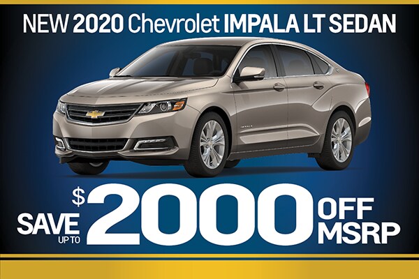 Impala Special Offer Chevrolet Dealer Wilson NC
