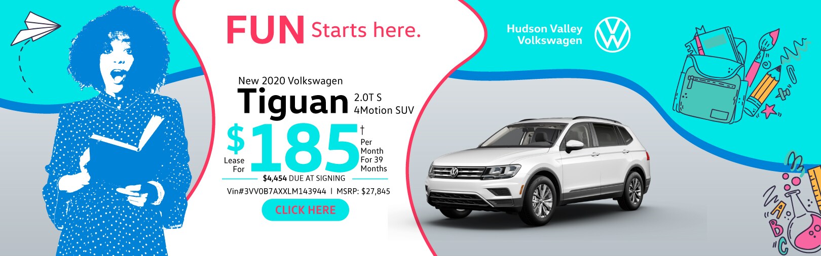 Volkswagen Tiguan lease deal image