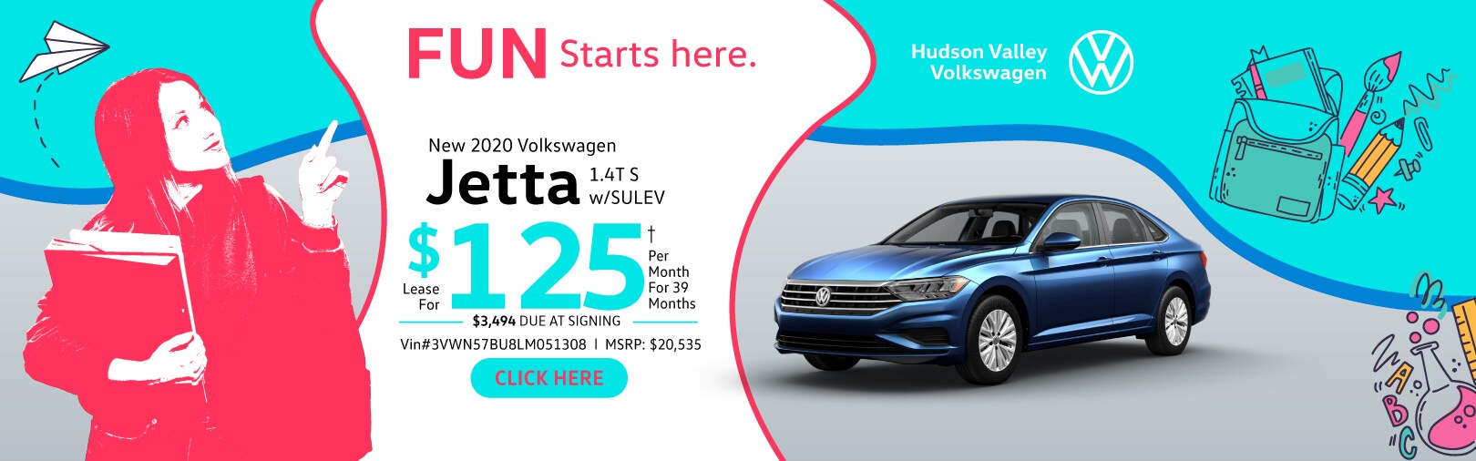 Volkswagen Jetta lease deal image