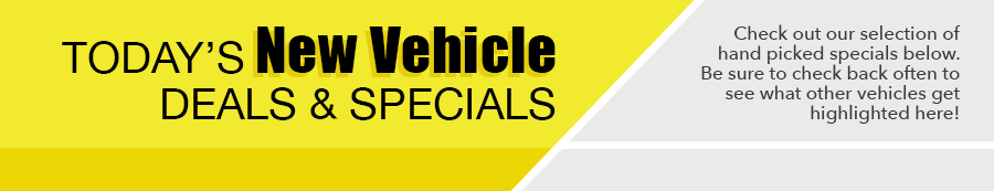 New Vehicle Deals & Specials