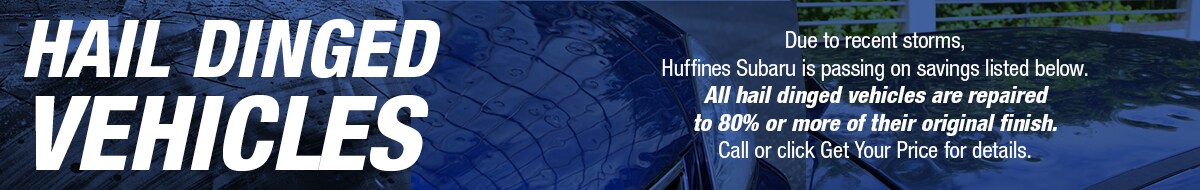 Hail Dinged Vehicles