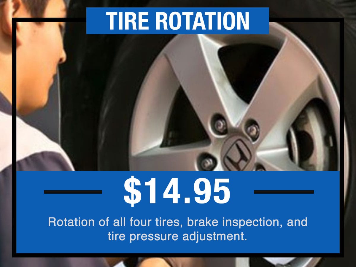 Honda Tire Rotation Honda
Tire Rotation Near Fort Worth TX