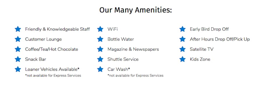 Huggins Honda Service Amenities Honda Service Amenities Near Fort Worth TX