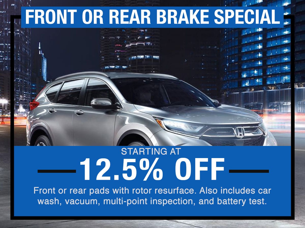 Honda Brake Special Honda
Brake Service Near Fort Worth TX
