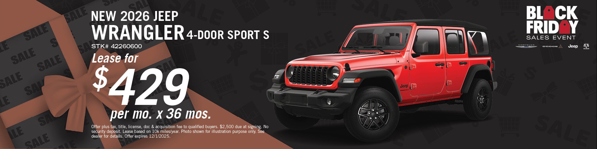 2025 Jeep Wrangler Sport S Offer | Hugh White CDJR