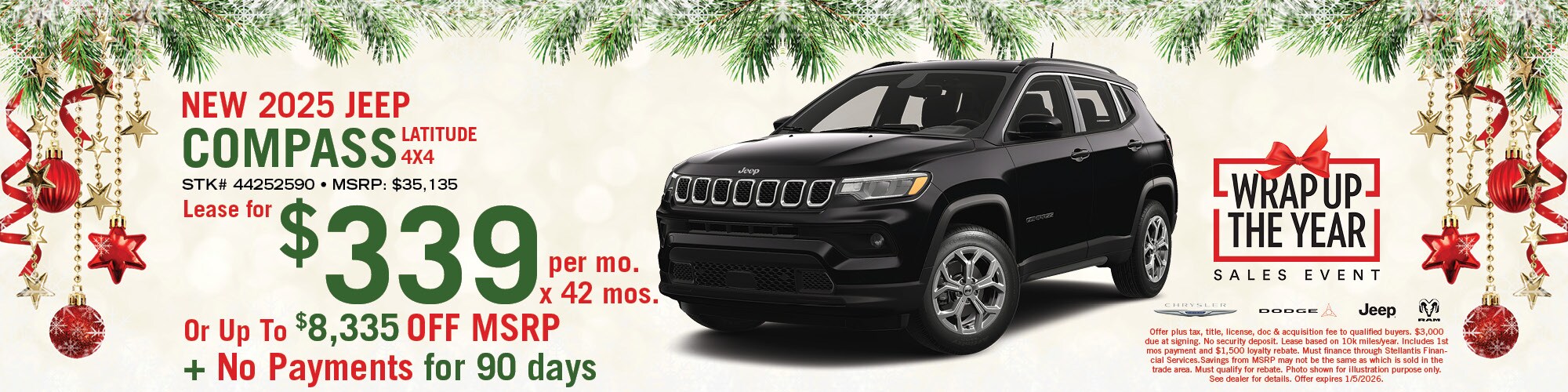 2025 Jeep Compass Limited Offer | Hugh White CDJR