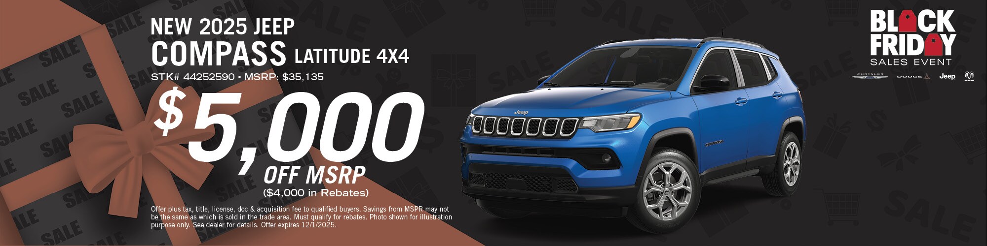 2025 Jeep Compass Limited Offer | Hugh White CDJR