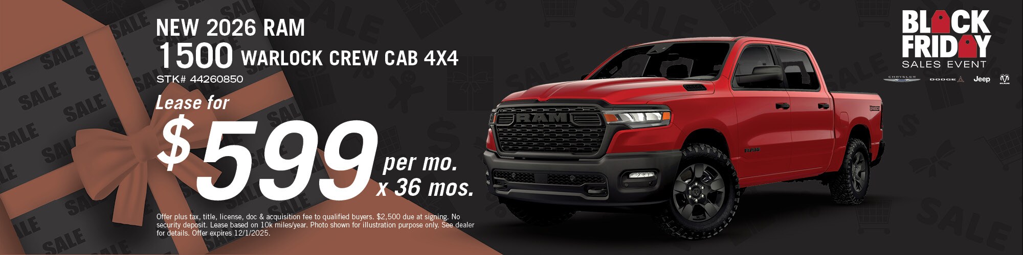 2026 Ram 1500 Warlock Offer | Hugh White CDJR