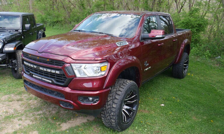 2021 Ram 1500 Rocky Ridge exterior on grass