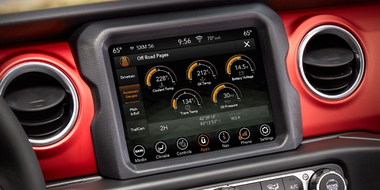 2020 Jeep Gladiator Infotainment Screen