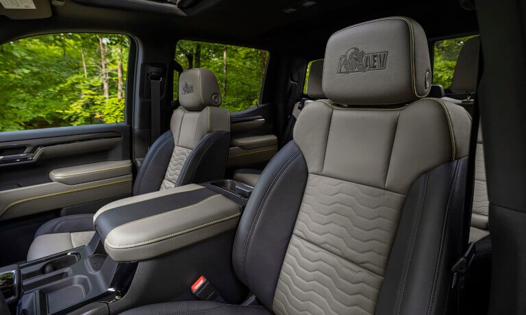 2025 Chevy Silverado interior front seats