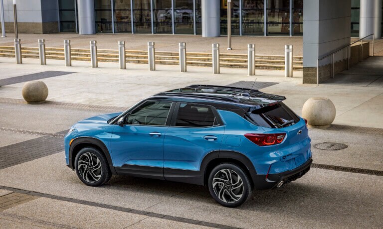 2025 Chevrolet Trailblazer outside a business