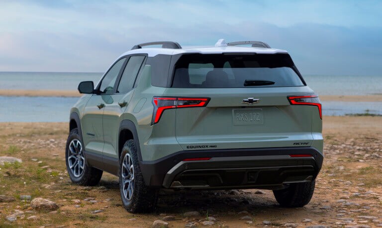 2026 Chevy Equinox facing away by lake